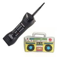 thumbnail image 2 of Inflatable  Boombox  Inflatable Mobile Phone 2Pcs Inflatable  Boombox Inflatable Mobile Phone Inflatable Props For 80s 90s Party Decorations, 2 of 8