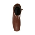 thumbnail image 3 of Steve Madden Gallagher Brown Zipper Closure Rounded Toe Classy Ankle Boots (Brown, 6), 3 of 4