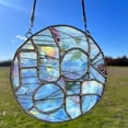 thumbnail image 4 of Clearance! Funny Saying Stained Glass Hanging Handmade Stained Glass Cool Hanging Décor, 4 of 8