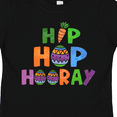thumbnail image 4 of Inktastic Easter Hip Hop Hooray with Eggs and Carrot Boys or Girls Toddler T-Shirt, 4 of 5