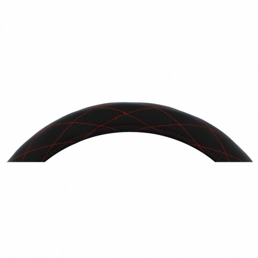 United Pacific 70120 Accessory Steering Wheel Cover   18", Black Diamond