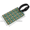thumbnail image 2 of Kdxio Colorful Elephants Luggage Tags Privacy Cover ID Label Suitcase Tags Identifiers For School Bags,Suitcases, 2 of 7