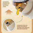 thumbnail image 6 of Hometravel Automatic Gravity Oil Pot with Leak Proof Design, No Drip Glass Oil Dispenser for Home Kitchen, Soy Sauce and Spice Bottle for Counter, Cooking, 6 of 9