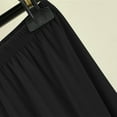 thumbnail image 5 of Yubnlvae Plus Size Women's High Waist Lounge Shorts - Modal Stretch Summer Sleep Shorts, Home & Casual Wear (M-XXL, 10 Colors) (Black | XL), 5 of 6