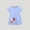 Purple, variant on Kids Girls Casual Dresses, Cute Short Sleeve Mesh Cotton Summer Dress Pink Size 5T