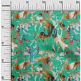 thumbnail image 2 of oneOone Cotton Cambric Sea Green Fabric Abstract Quilting Supplies Print Sewing Fabric By The Yard 42 Inch Wide, 2 of 6