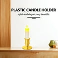 thumbnail image 2 of 10X Gold Pillar Candle Base Taper Holder Candlestick Christmas Decor, 2 of 8