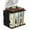 Black, variant on Vinyl Record Storage, Vinyl Record Stand Wall Mount up to 80-100 Albums, 3-Compartment Vinyl Record Holder