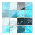 thumbnail image 1 of Pegatina De Pared Adhesivo de pared de azulejo de mosaico de 19 Uds., calcomanías de azulejos impermeables de PVC, decoración para cocina, baño y restaurante Tmvgtek Libre de BPA, 1 of 3