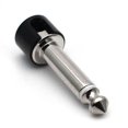 thumbnail image 4 of 12Pcs DIY Strait Audio Solderless 6.35 Mono Plug Solder Free Plug Guitar Effect Connector Chrome Black, 4 of 6