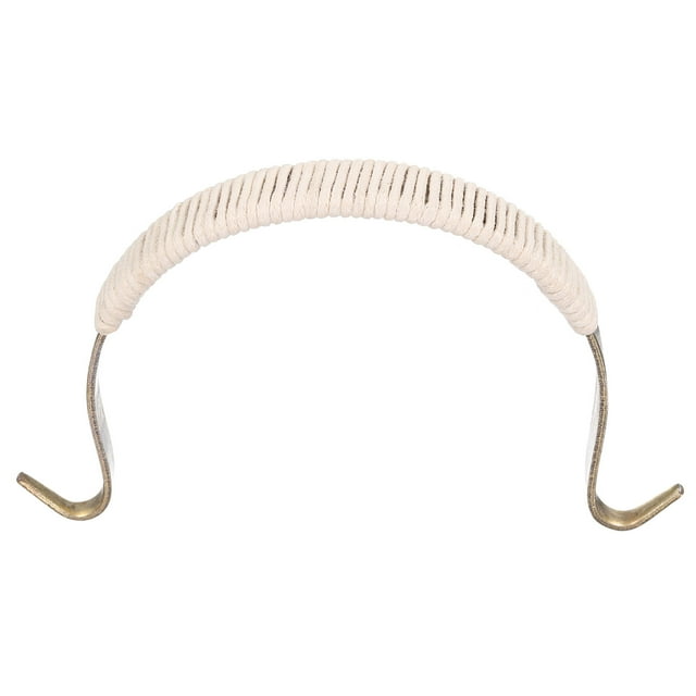 Poignée de théière en métal avec corde en coton pour théière de 3,5 à 4,5 pouces, bronze