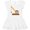 AA-White, variant on Inktastic Kids Construction Crane Girls Toddler Dress