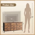 thumbnail image 4 of 9 Drawer Bedroom Dresser with Storage, 47 Inch TV Stand for 50, 55 Inch TV, Fabric Chest for Closet, 4 of 9