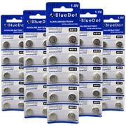 BlueDot Trading AG10 (also known as LR54 and LR1131) Alkaline Button Cell Batteries - 50 Pack