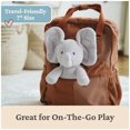 thumbnail image 3 of Peluche GUND Baby Peek-a-Boo Flappy Elephant, gris, 7 pulgadas, 3 of 9