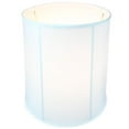 thumbnail image 4 of 16x18x19 Prestige Extra Large Drum Lampshade White Shantung Silk, Cylinder Shade for Tall Table Lamps, 4 of 6