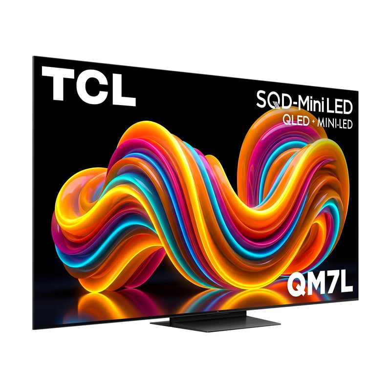 TCL 75” QM7L Series SQD-Mini LED QLED Smart Google TV (NEW 2026) - TCL Deep Color System with Super QLED, Up to LD2100 Precise Dimming Series, Up to HDR3000 Peak Nits, Bang & Olufsen Audio - 75QM7L gallery view
