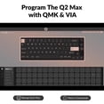 thumbnail image 2 of Teclado Keychron Q2 Max inalámbrico 65% RGB con switches rojos, 2 of 9