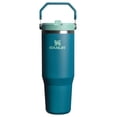 thumbnail image 1 of Vaso STANLEY IceFlow 2.0 con tapa, 900 ml, color verde azulado, 1 of 1