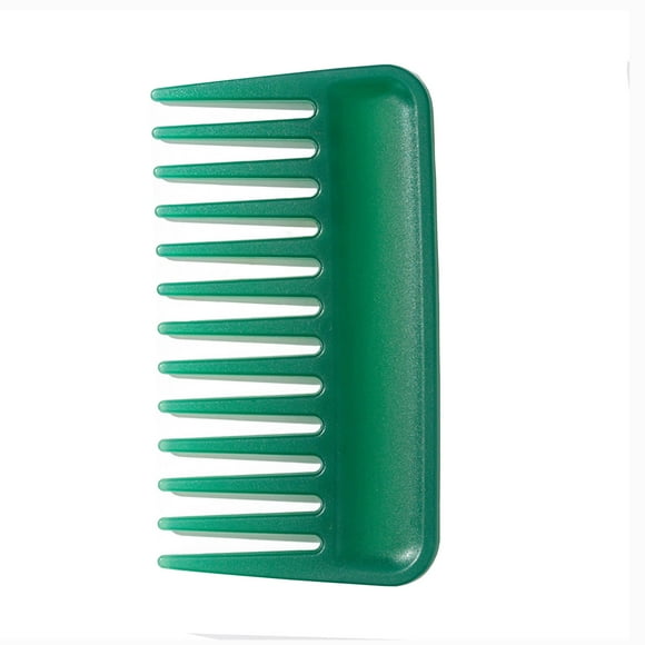 Mini peine de dientes anchos, pequeño bolso de viaje, peine para desenredar el cabello, peine para barba, peine de bolsillo para cabello rizado, ondulado, húmedo y seco, peine de cuidado portátil, pei