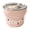 Pink, variant on Mini 304 Stainless Steel Coffee Cup With Leakproof Lid, Cute Graphic Print Portable Small Drink Mug For Office Daily Use, 9 Oz Yellow