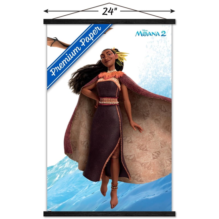 Disney Moana 2 - Matangi Wall Poster with Magnetic Frame, 22.375