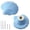 Blue + Shell Shape, variant on 2pcs Ceramic Cabinet Knobs - Pink Heart Shaped Drawer Pulls for Kids & Girls Bedroom, Kitchen & Closet Cupboards