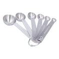 thumbnail image 4 of Domqga Ensemble de 6X Cuillères à Mesurer en Acier Inoxydable Outils de Cuisson, 4 of 8