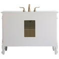 thumbnail image 2 of Elegant Lighting VF38848AW-VW Oakland 48" Free Standing Single Basin Vanity Set - Off, 2 of 7