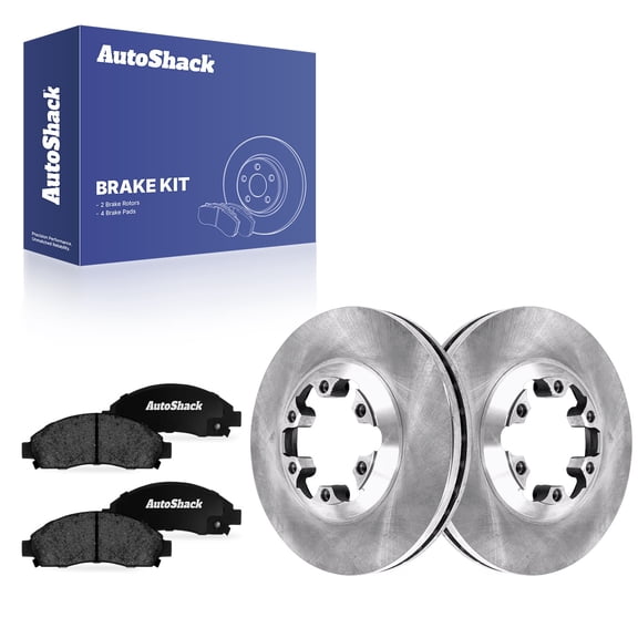 AutoShack Front Vented Brake Rotors   Ceramic Pads 6-PC Brake Kit Replacement for 2004-2008 Chevrolet Colorado 2004-2008 GMC Canyon 2007-2008 Isuzu i-290 2007-2008 Isuzu i-370 11.02" (280 mm)