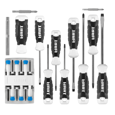 HART 20-Piece Magnetic Screwdriver Set with Comfort Grip