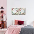 thumbnail image 2 of Stupell Industries Farmhouse Uplifting Floral Quotes Brown 2pc Floating Frame Art Set, 18 x 18 each, by Nan, 2 of 7