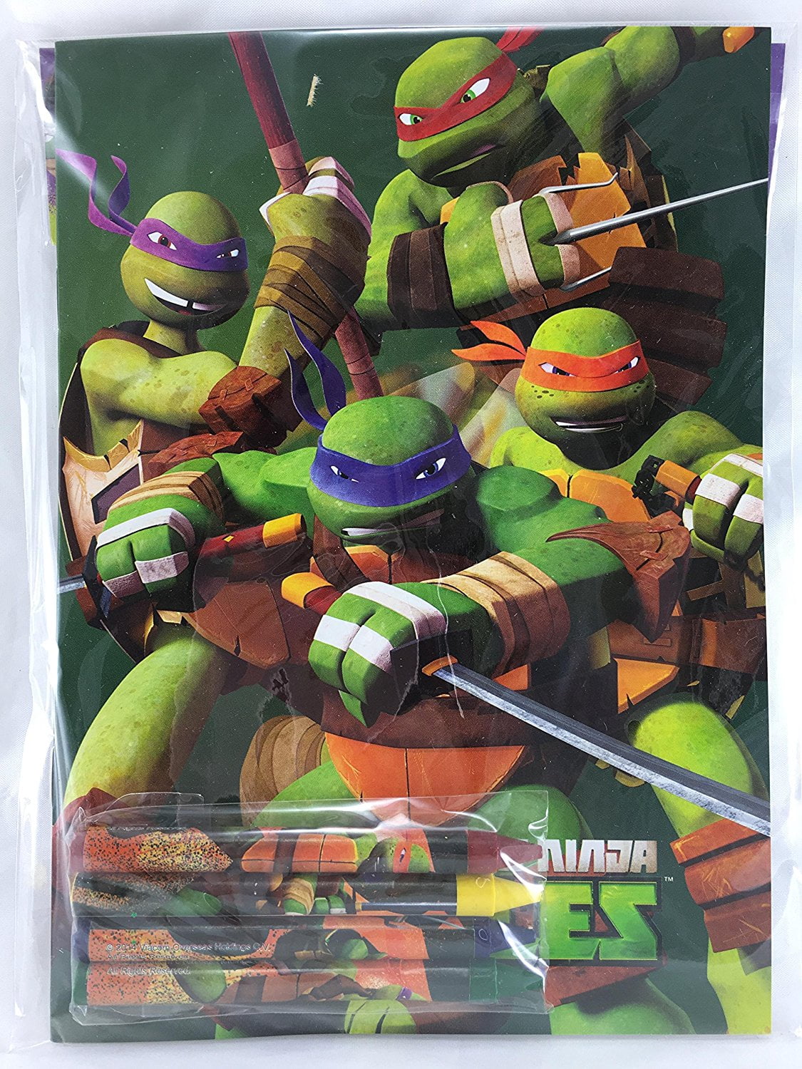 Party Favors Ninja Turtles Coloring Book & Crayon Set 12 Pack ( Assorted Style)