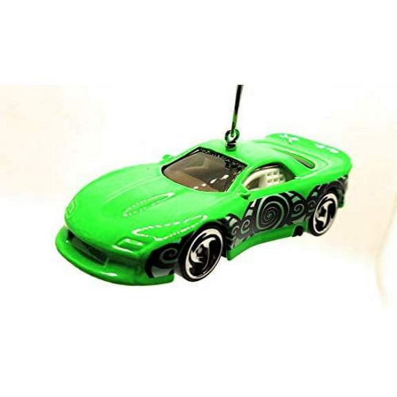 1993 Chevy Camaro Christmas Ornament 1:64 Neon Green