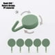 thumbnail image 5 of Ganchos de pared adhesivos Fdksdf (paquete de 5) para baño y cocina. Instalación sin taladros. Adhesivo fuerte con rotación de 360 grados. Ideales para colgar toallas y utensilios., 5 of 5