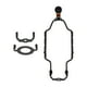 thumbnail image 5 of Juego de arpa para lámpara, accesorios de iluminación para bricolaje, reemplazos ajustables, bricolaje profesional negro, 5 of 9