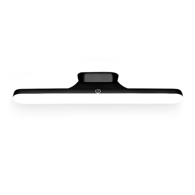 Moyic Luz LED de montaje en pared, lámpara de lectura brillante recargable por USB para estudiantes, estante de armario autoadhesivo, luz nocturna Iluminación y accesorios Negro Moyic HA059389-02