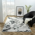 thumbnail image 6 of Luxe Weavers Abstract Marble Gray 8x10 Area Rug for Living Room and Bedroom, 6 of 9