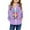 Swt 125# Purple, variant on WAYUTE Girls Sweatshirt Long Sleeve Zip Up Hoodie with Cute Print Pullover for Kids and Toddler Casual Wear and Sports Outdoor Activities
