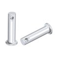 thumbnail image 4 of Single Hole Clevis Pins -8mm x 30mm Flat Head Zinc-Plating Solid Steel Link Hinge Pin 12Pcs, 4 of 5