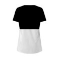 thumbnail image 5 of Fesfesfes Women Tops And Blouses Women's Fashion Printed Round Neck Short Sleeve T-shirt Blouse Loose Tops Womens Tops 4(S), 5 of 6