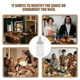 thumbnail image 3 of OULII 8 Pcs Conteneur à Miel Gris Réutilisable PP Contrôle de Mesure Support de Rangement Cuisine Maison, 3 of 8