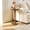 Walnut, variant on HDUTNGISN Round Side Table for Small Spaces,Modern Coffee End Table with Soild Wood Leg,Anthropologie Furniture,Solid wood,Brown