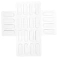 thumbnail image 4 of HINTRMENT 2 Pcs Bandes en Silicone Anti-Collision Blanches pour Tiroir Meubles, 4 of 8