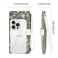 thumbnail image 3 of GAEKEAO Womens Wallet RFID Blocking Slim Thin Bifold Card Holder Vegan Leather Floral Long Clutch Wallets with Wristlet, 3 of 6