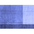 thumbnail image 1 of Ahgly Company Machine Washable Indoor Rectangle Abstract Blue Modern Area Rugs, 2' x 5', 1 of 4