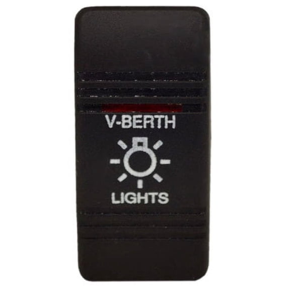 Carling Boat Rocker Switch Cover | Lighted Actuator V-Berth Lights