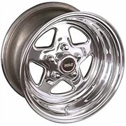 Weld Racing WEL96-57278 15 x 7 in. 5 x 4.75 in. Bolt Circle 4.5 in. Back Spacing 13 lbs Pro Star Polished Wheel