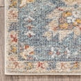 thumbnail image 3 of Well Woven Miro Amiens Medallion Oriental Bohemian Blue Red Rust Vintage Distressed 7'10" x 9'10" Area Rug, 3 of 8