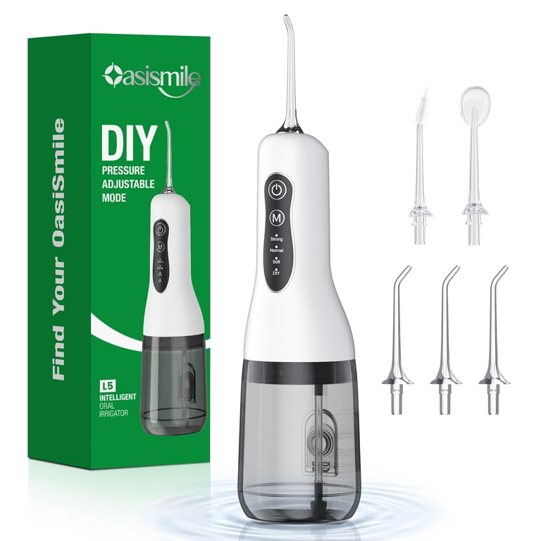 OasiSmile Water Flosser Cordless Rechargeable, 260ml photo 1